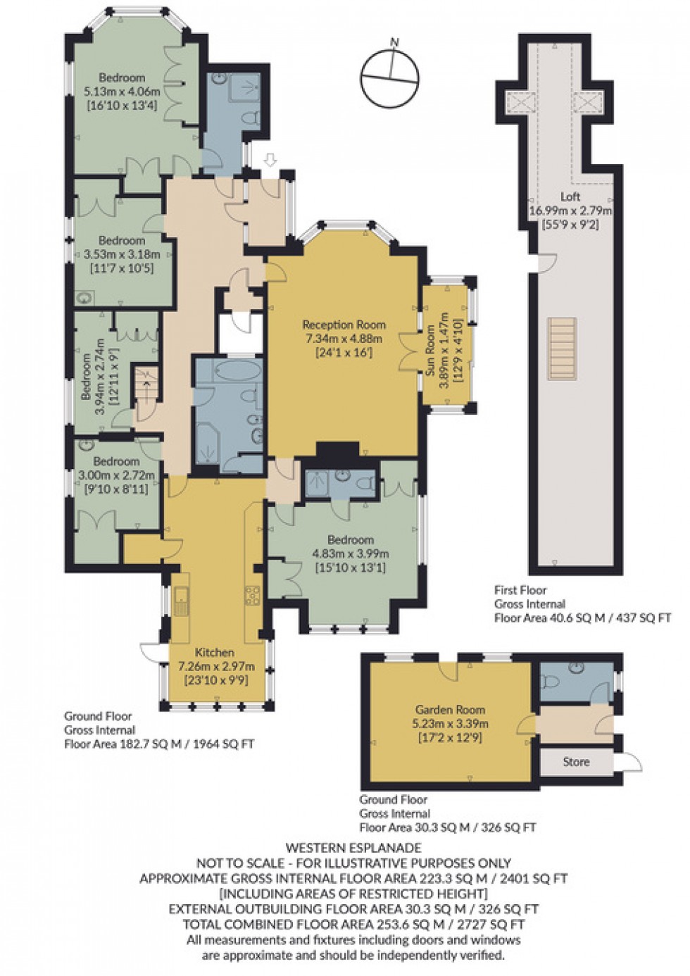 Floorplan for Western Esplanade, Herne Bay, Kent