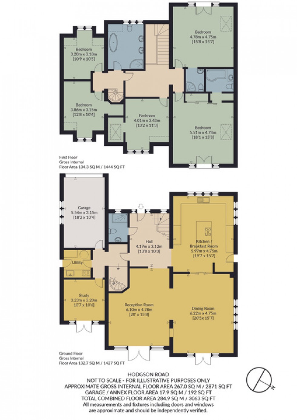 Floorplan for Hodgson Road, Seasalter, Whitstable, Kent