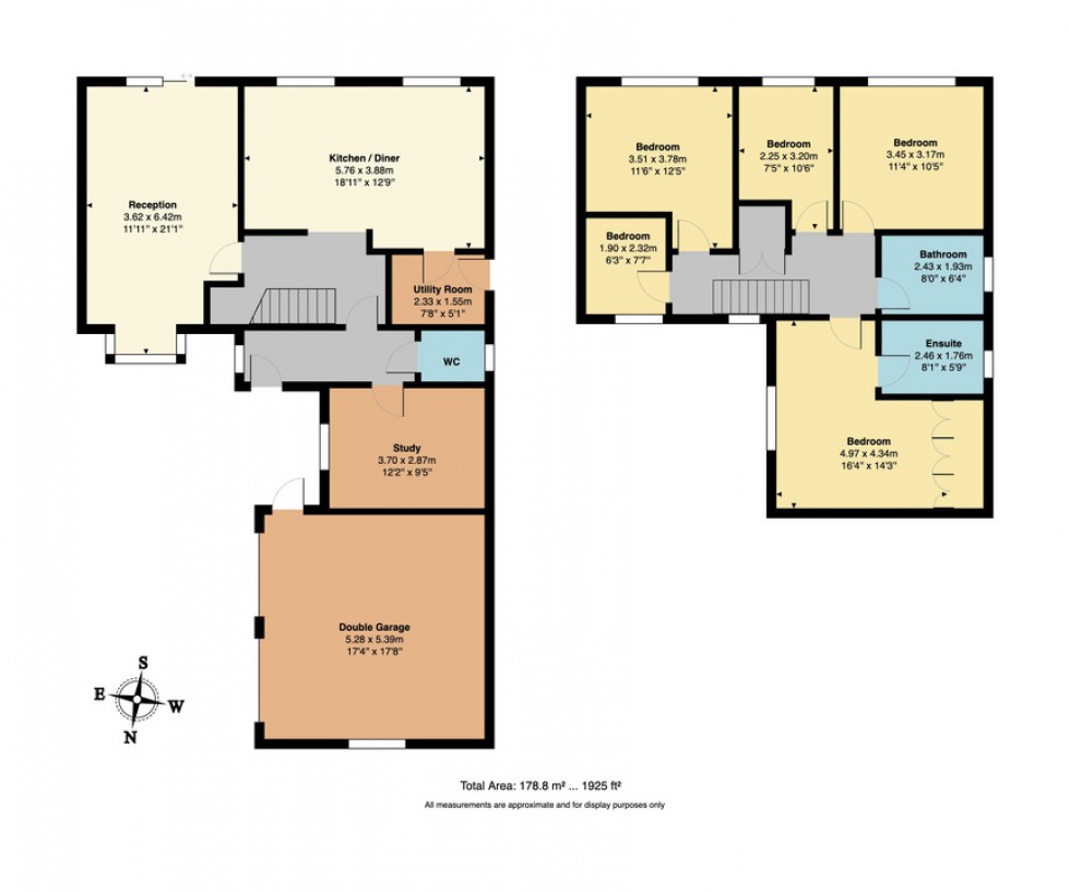 Floorplan for Blackberry Way, Whitstable