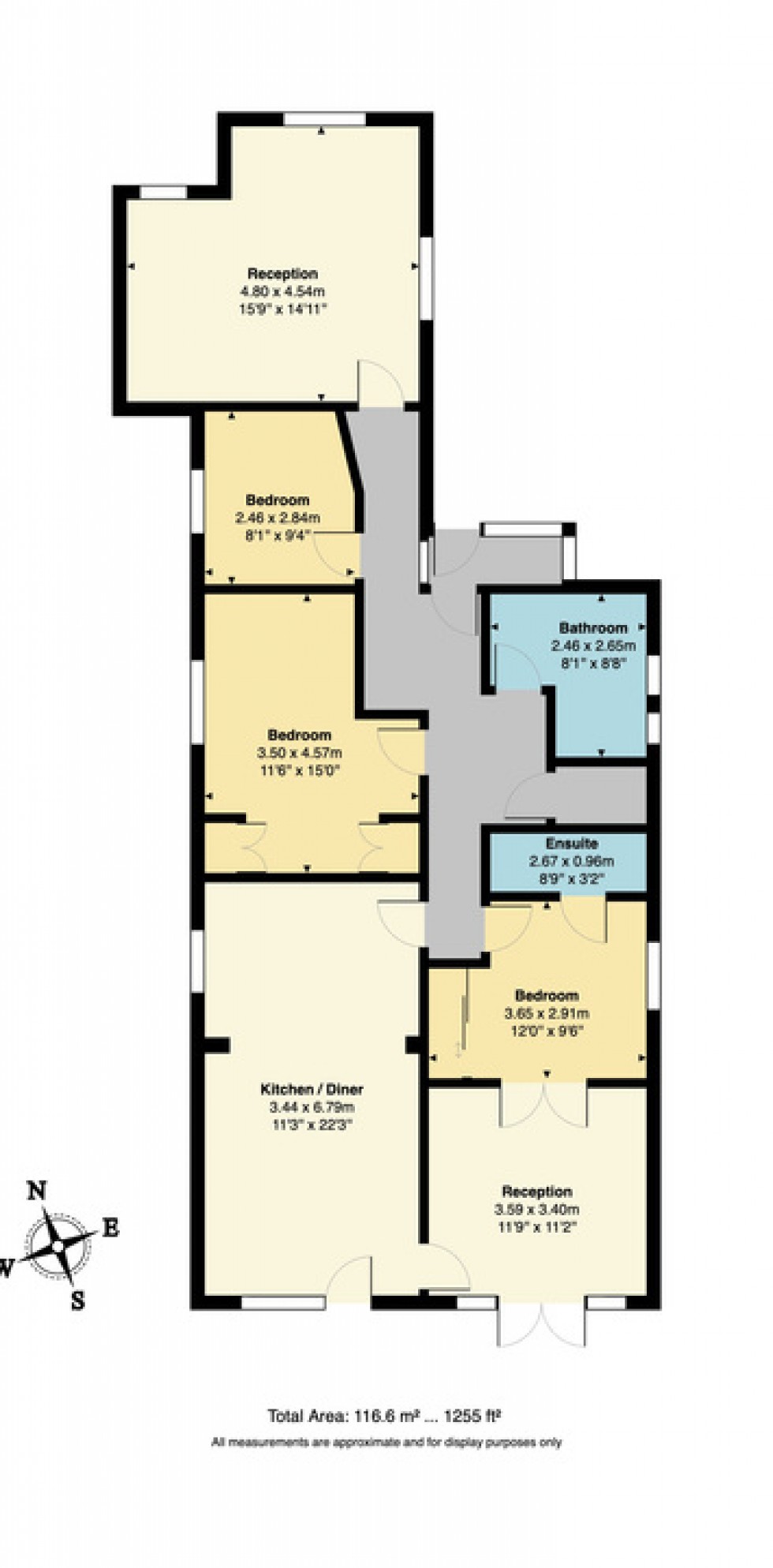 Floorplan for Radfall Road, Chestfield