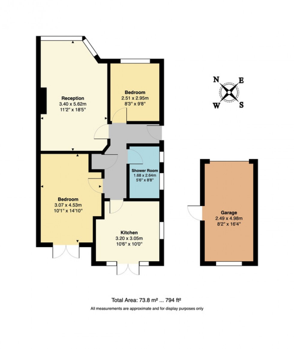 Floorplan for Nightingale Avenue, Whitstable