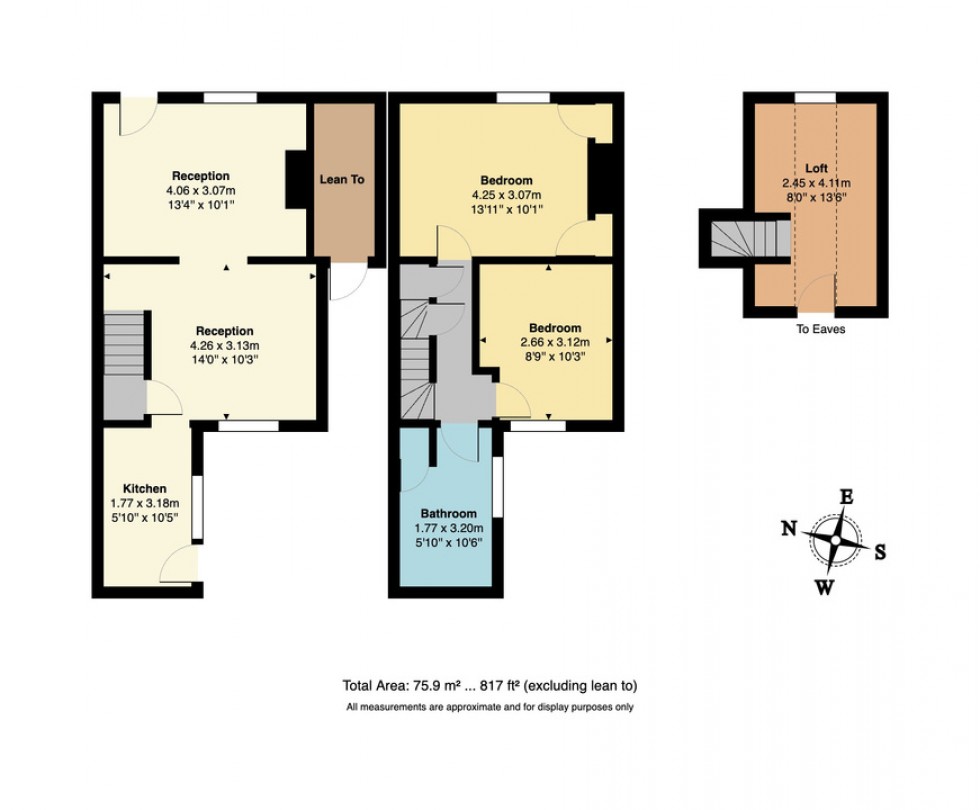 Floorplan for Middle Wall, Whitstable