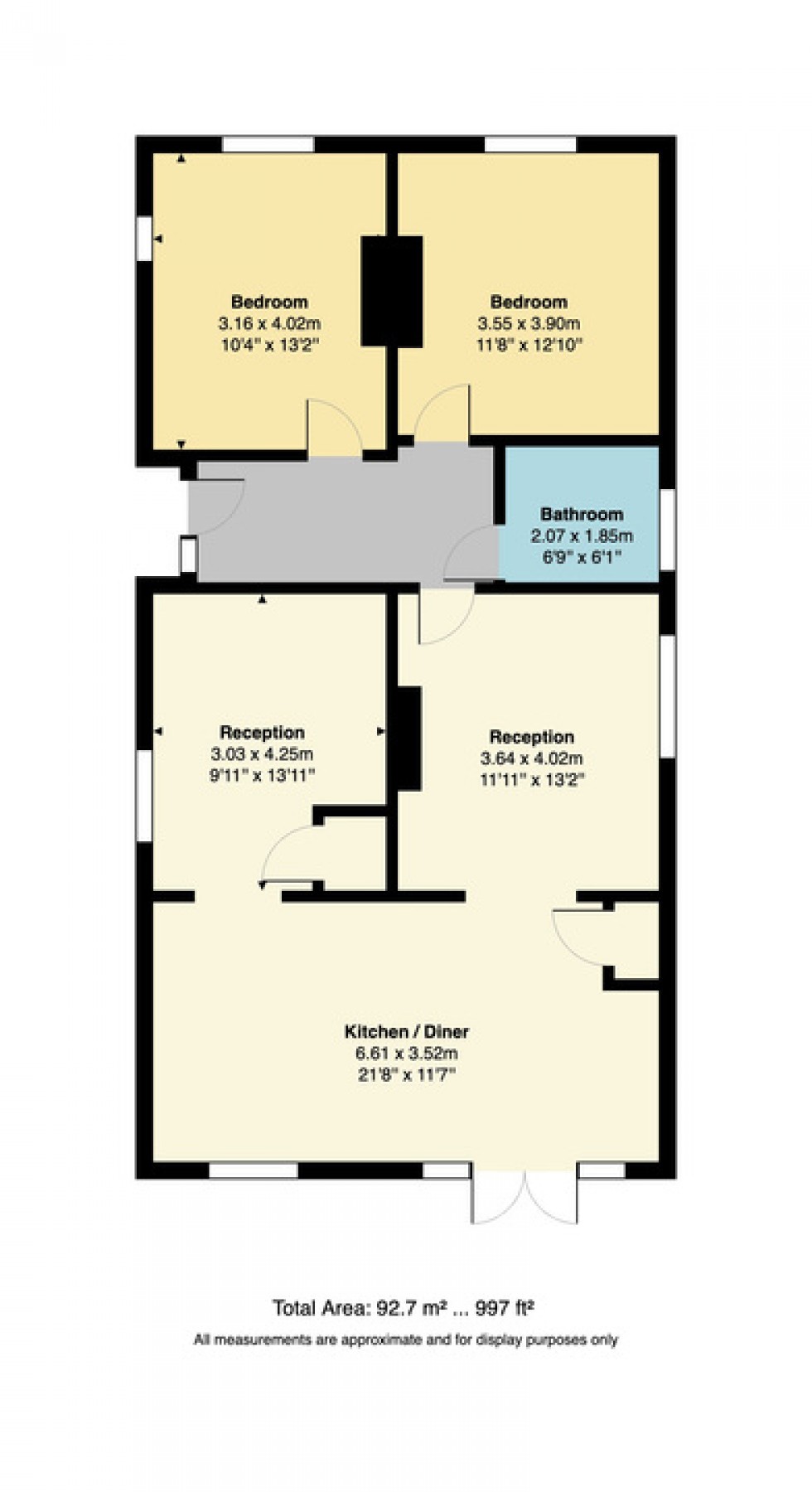 Floorplan for Reculver Road, Herne Bay, Kent