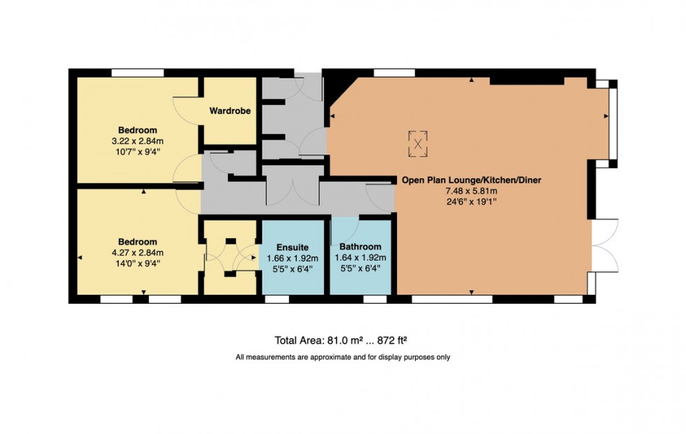 Floorplan for Reculver Rise, Herne Bay
