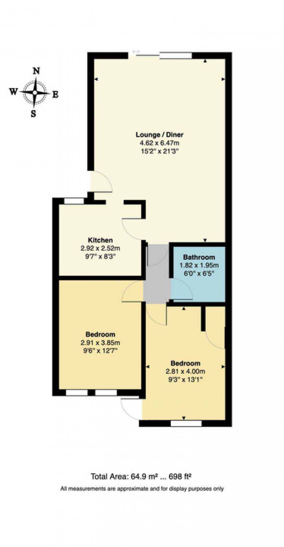 Floorplan for Millers Court, Whitstable