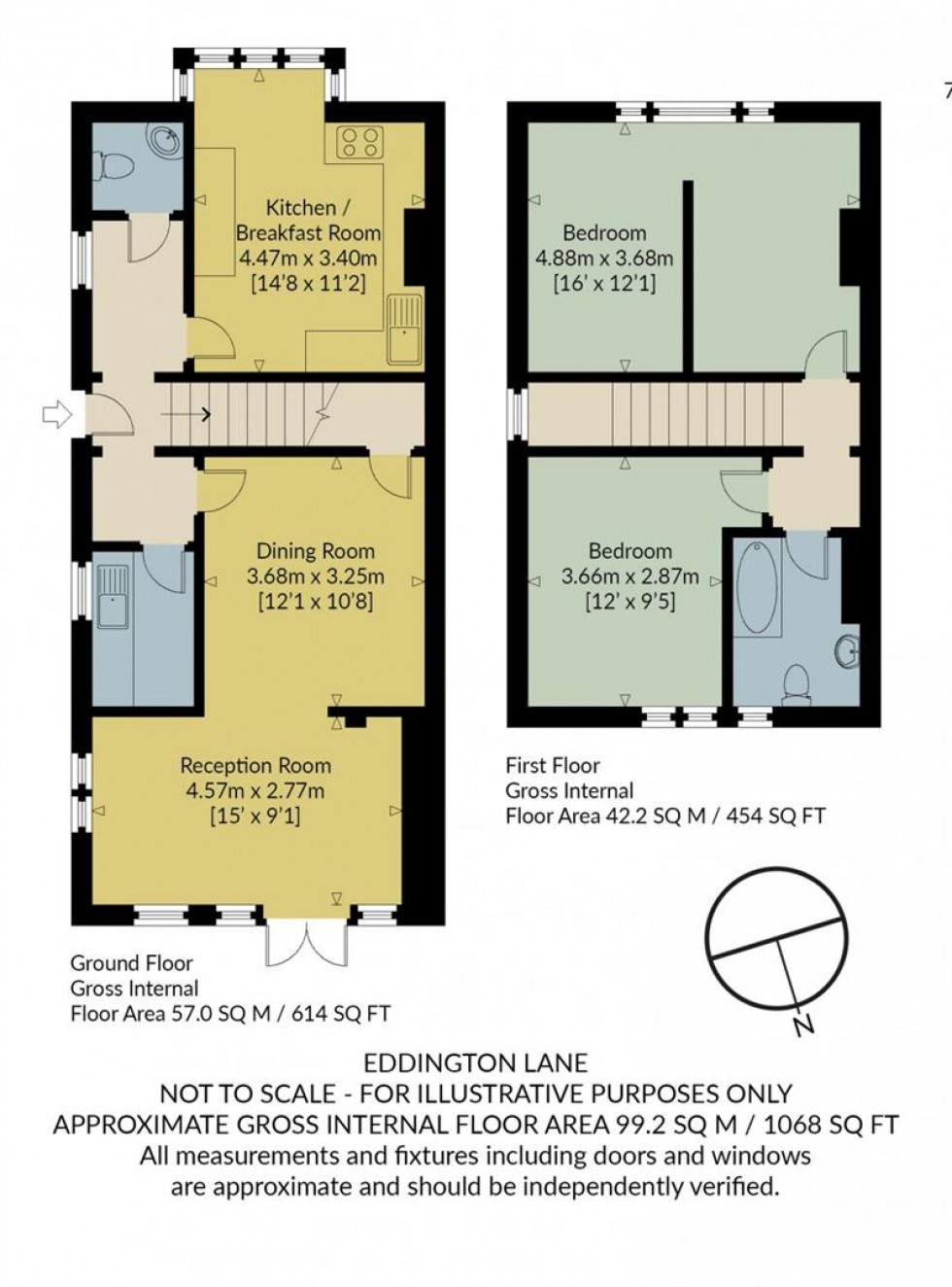 Floorplan for Eddington Lane, Herne Bay