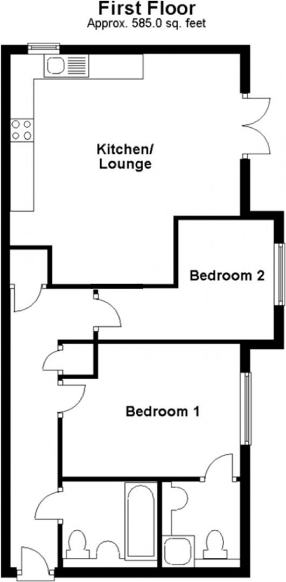 Floorplan for The Links, Herne Bay