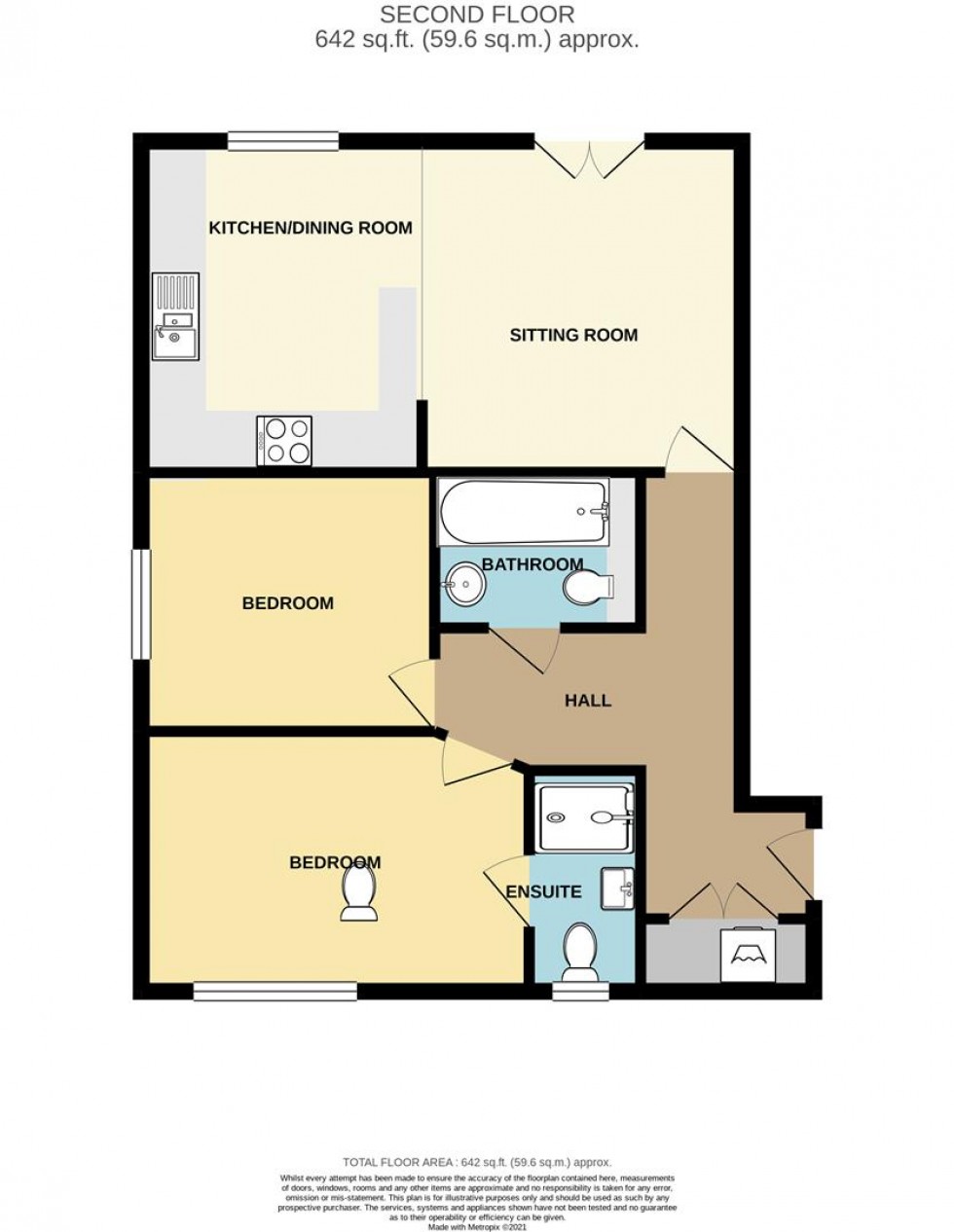 Floorplan for Wicketts End, Whitstable