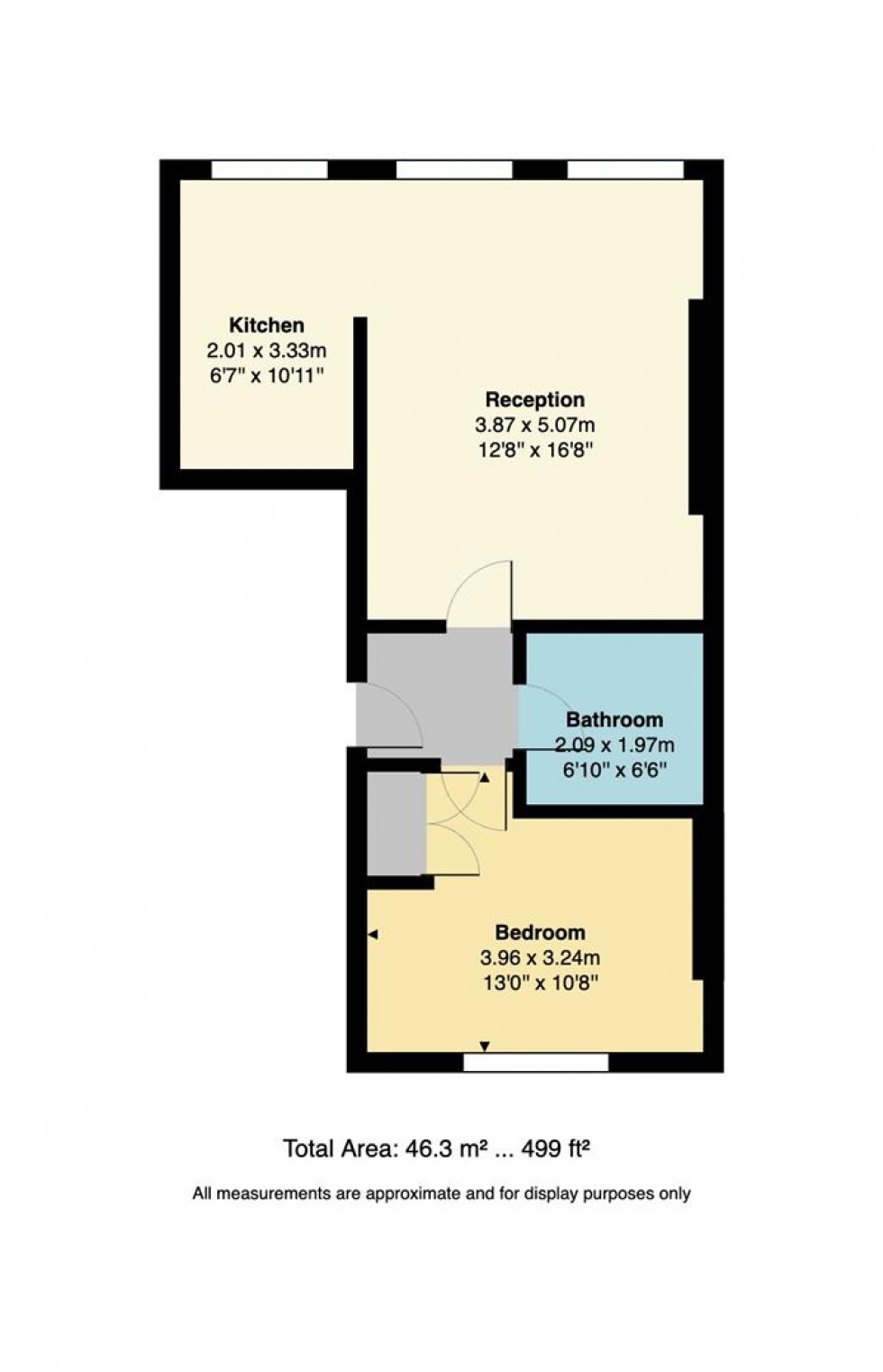 Floorplan for St George's Terrace, Herne Bay