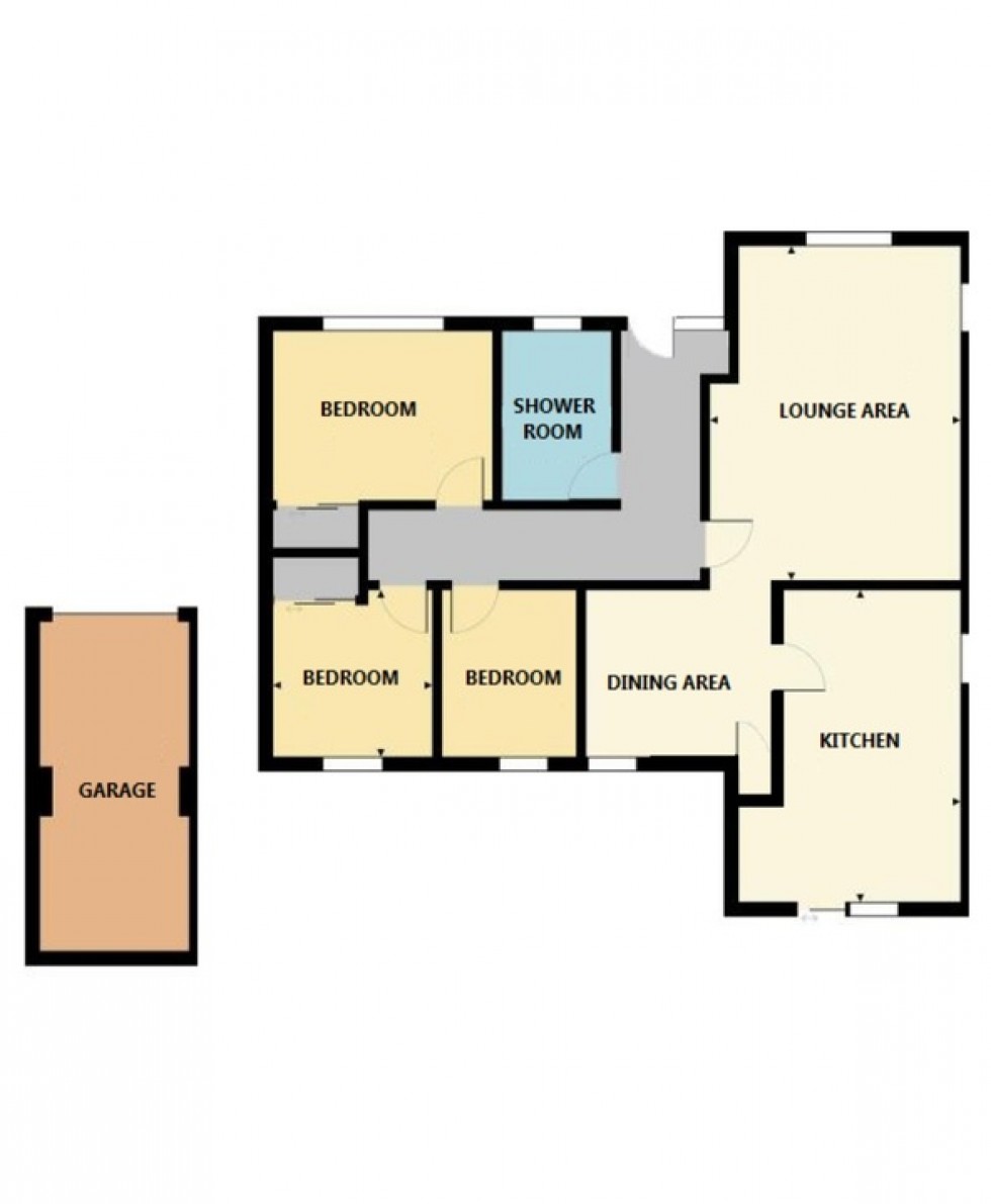 Floorplan for Cornwallis Avenue, Herne Bay, Kent