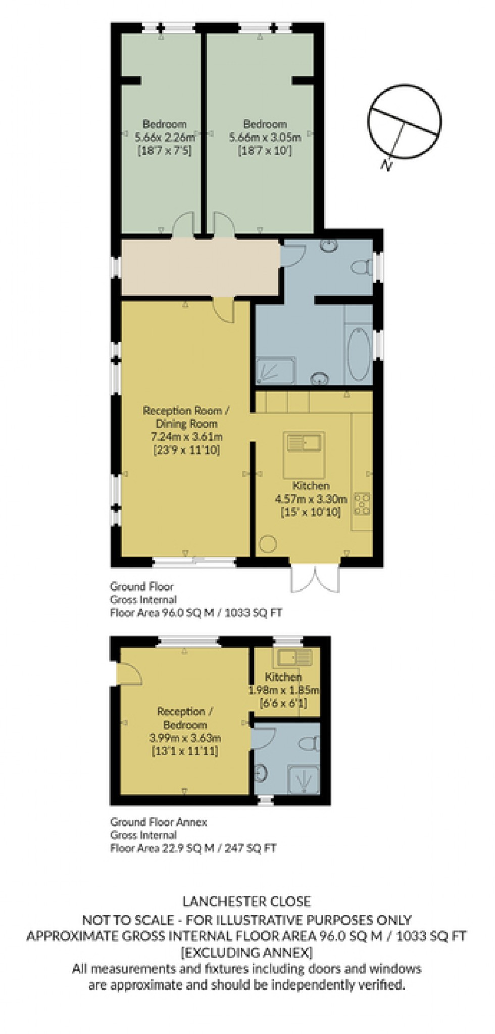 Floorplan for Lanchester Close, Herne Bay, Kent