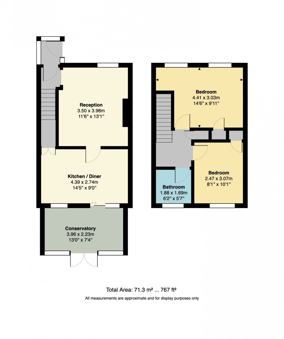 Floorplan for Sherwood Drive, Whitstable