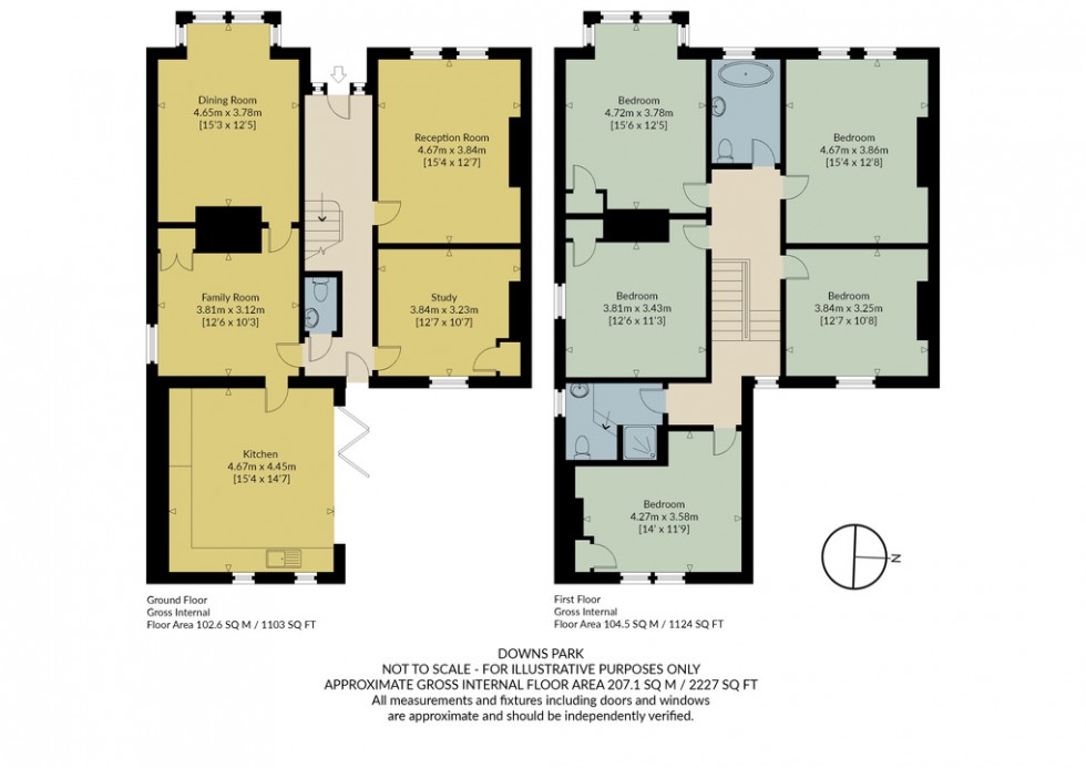 Floorplan for Downs Park, Herne Bay