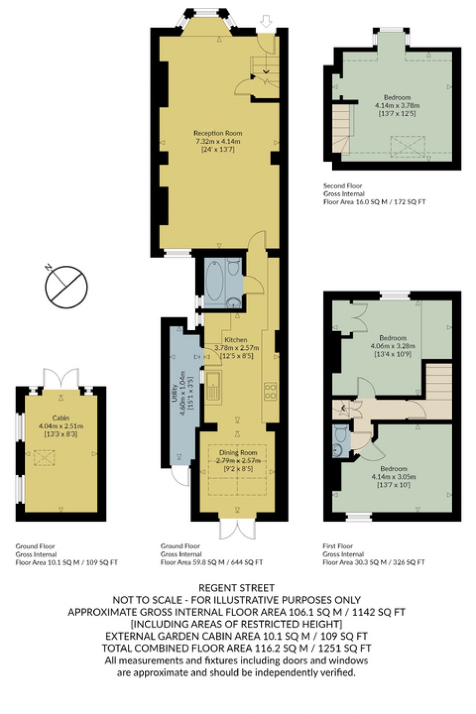 Floorplan for Regent Street, Whitstable