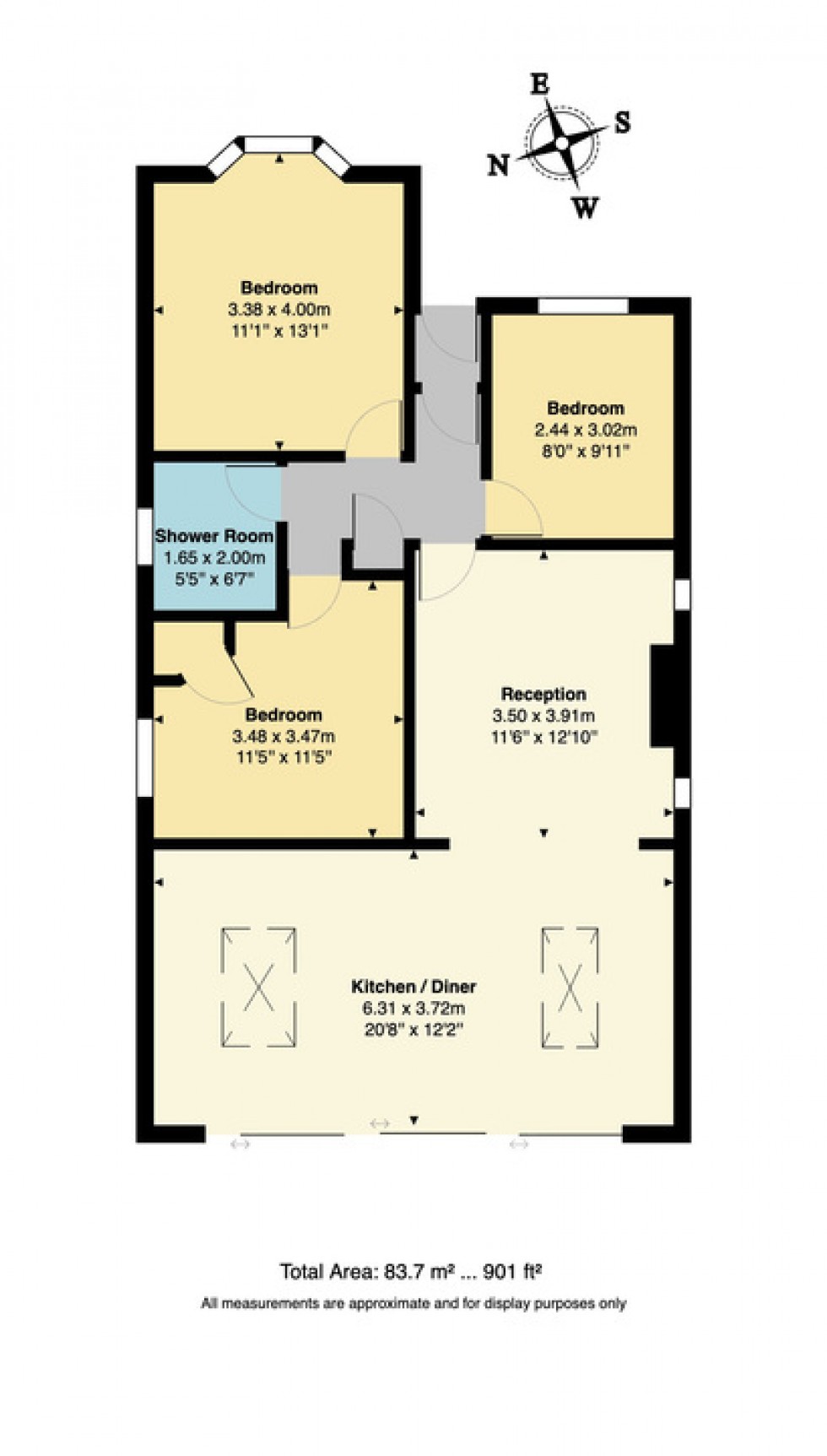 Floorplan for Newton Road, Tankerton, Whitstable