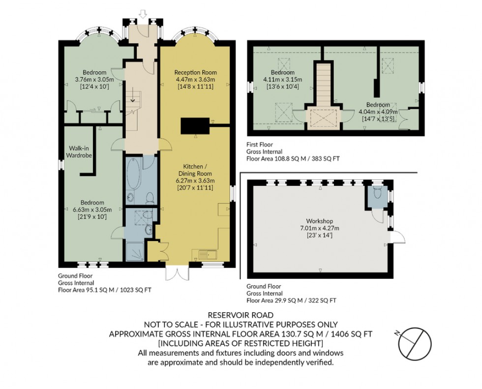 Floorplan for Reservoir Road, Whitstable
