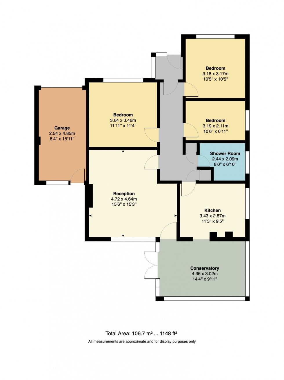 Floorplan for Cliff Avenue, Herne Bay, Kent