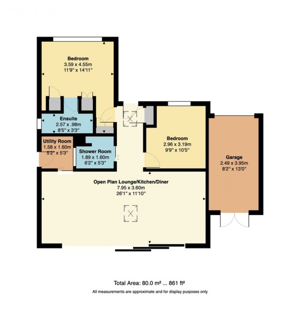 Floorplan for Grimthorpe Avenue, Whitstable