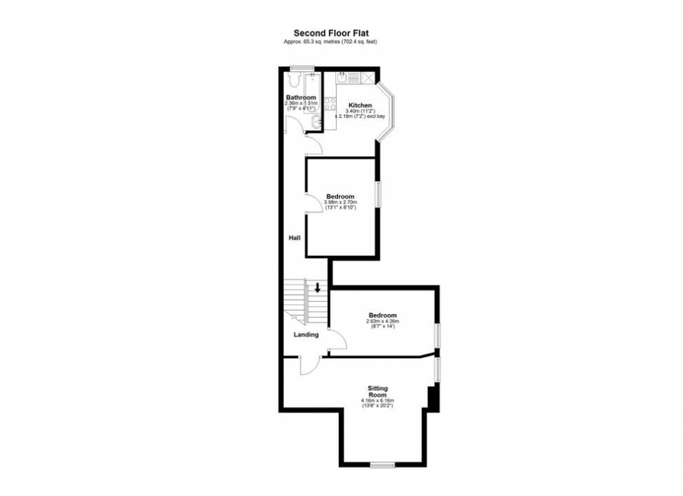 Floorplan for Victoria Park, Herne Bay, Kent