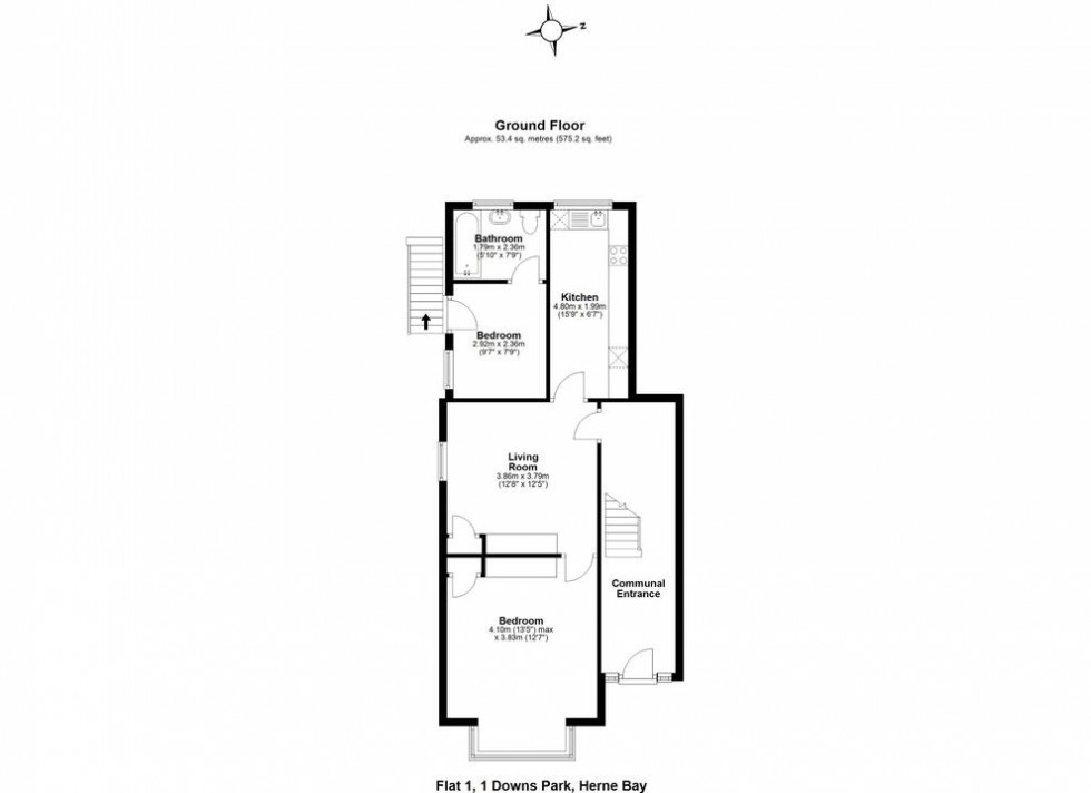 Floorplan for Downs Park, Herne Bay, Kent