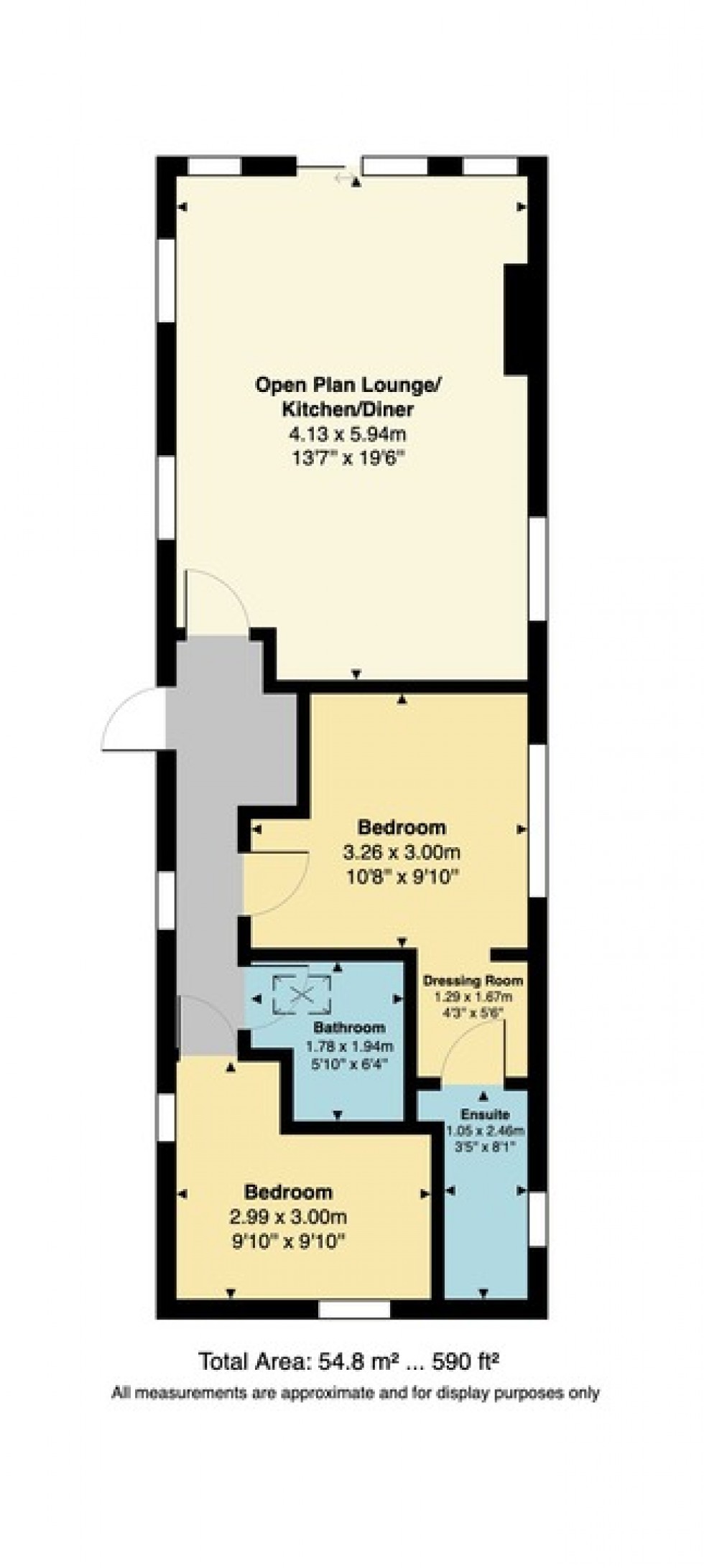 Floorplan for Bluewater, Seaview Holiday Park