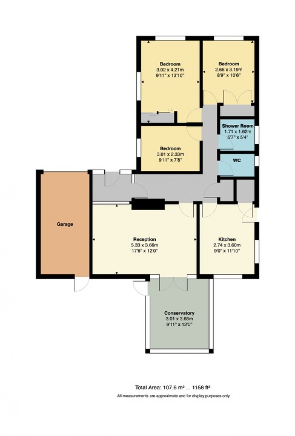 Floorplan for Faversham Road, Seasalter, Whitstable, Kent