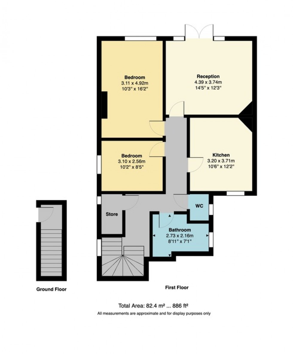 Floorplan for Reculver Road, Herne Bay, Kent
