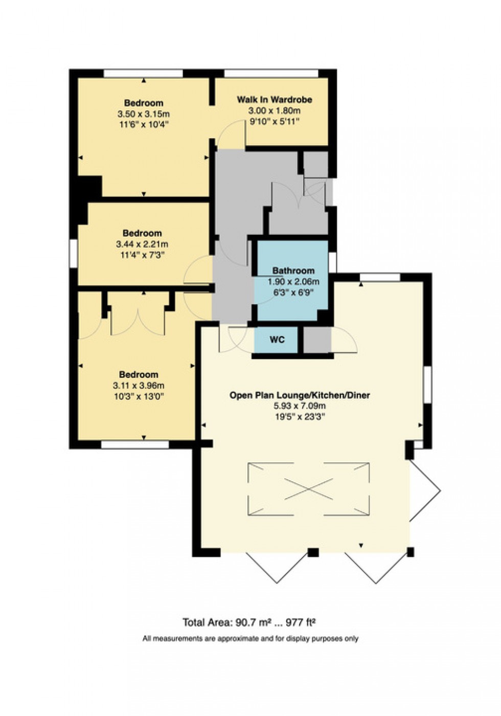 Floorplan for Valkyrie Avenue, Whitstable