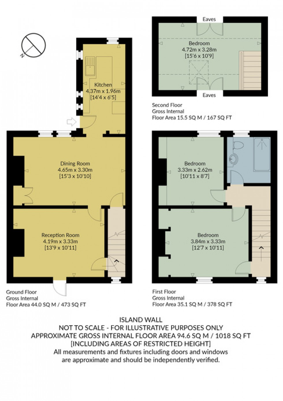 Floorplan for Island Wall, Whitstable