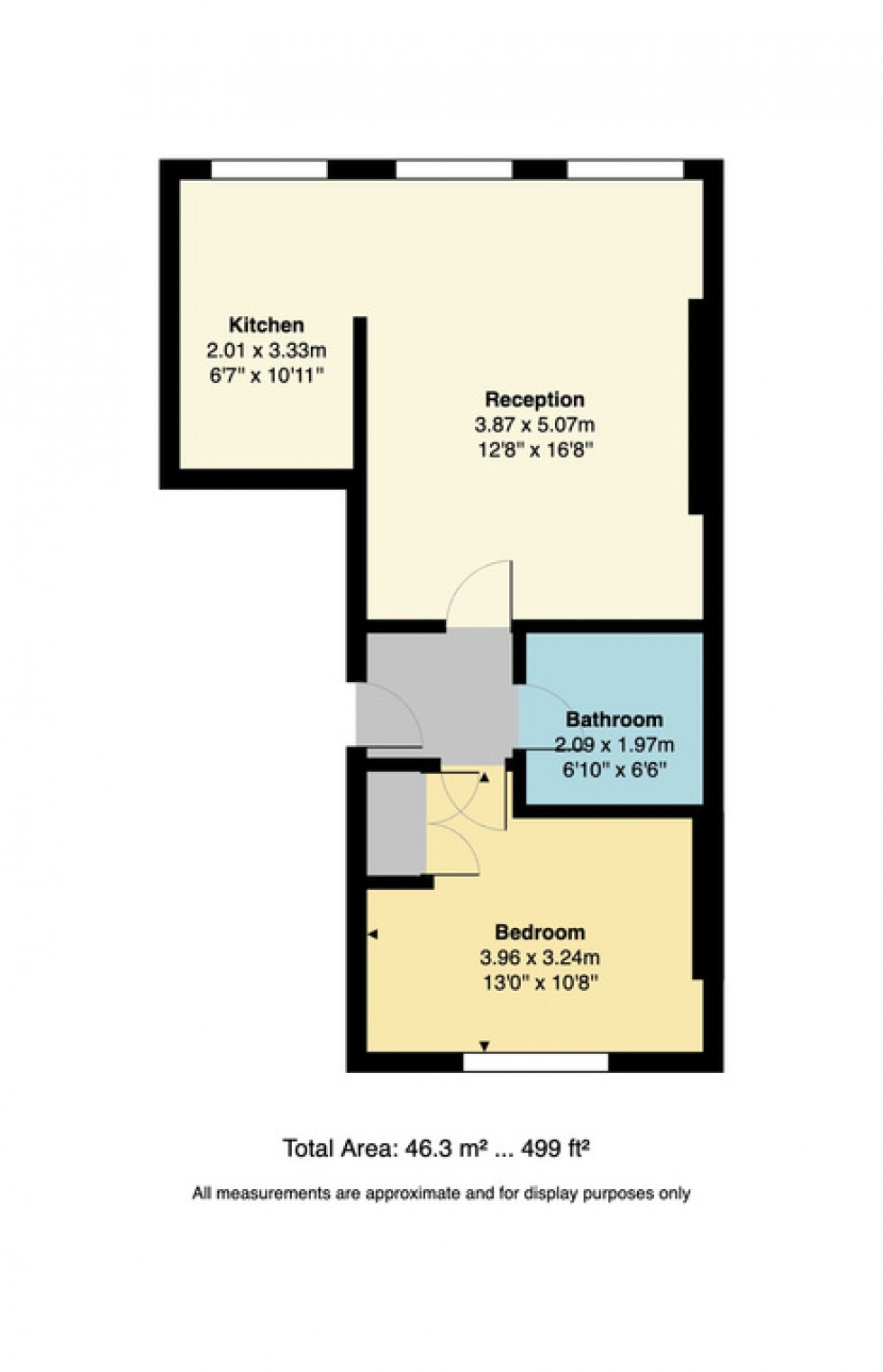Floorplan for St. Georges Terrace, Herne Bay, Kent
