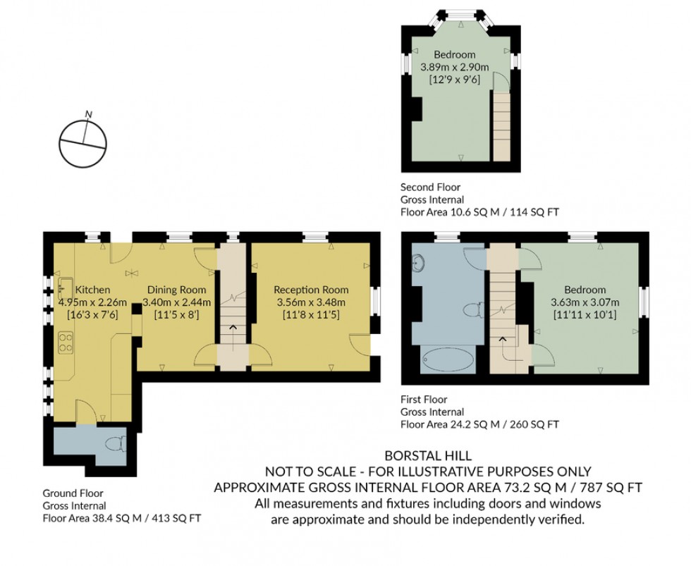 Floorplan for Borstal Hill, Whitstable, Kent