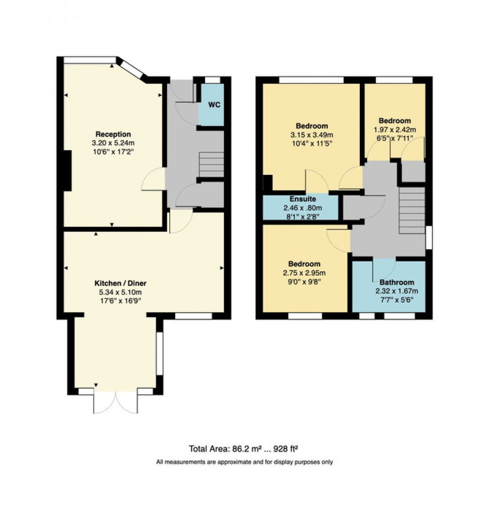 Floorplan for Long Reach Close, Whitstable