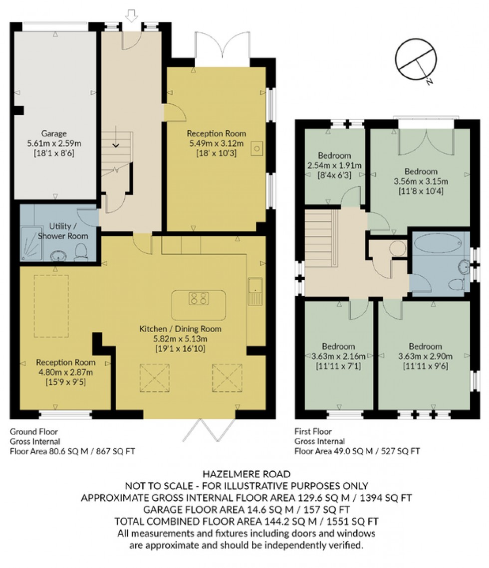 Floorplan for Hazlemere Road, Whitstable