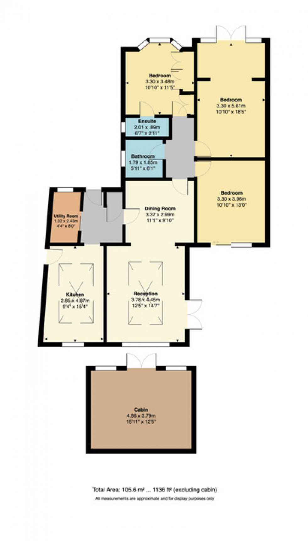 Floorplan for Lower Herne Road, Herne Bay, Kent