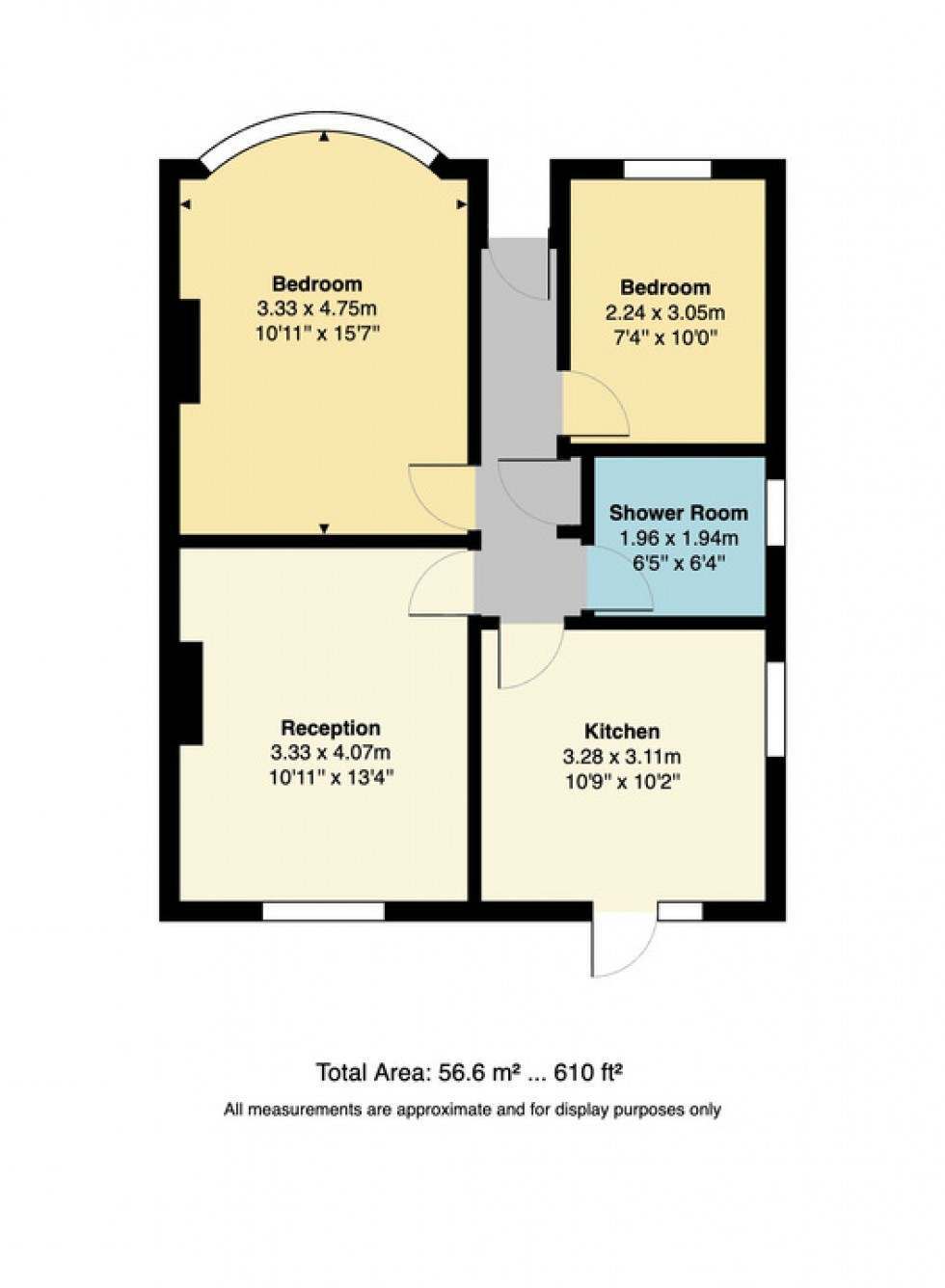 Floorplan for Downs Park, Herne Bay, Kent