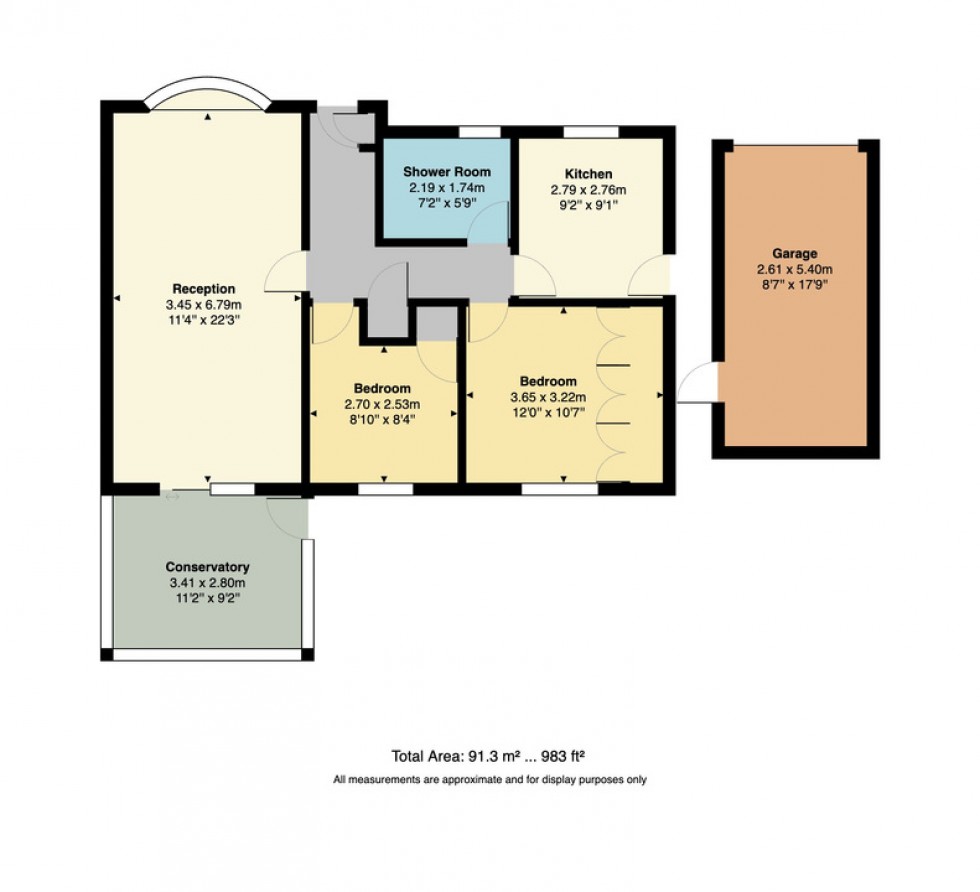 Floorplan for Seymour Close, Herne bay