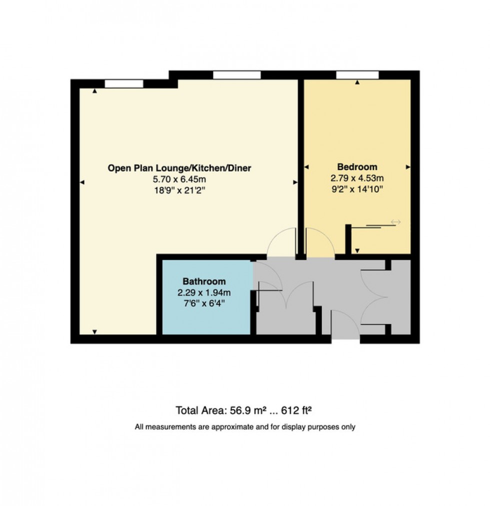 Floorplan for Steel Close, Herne Bay, Kent
