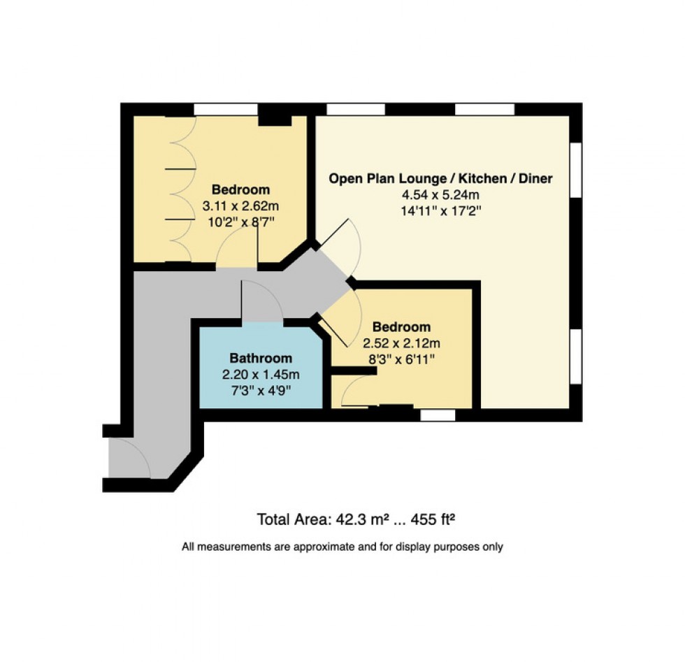 Floorplan for Bay View, Central Parade, Herne Bay, Kent