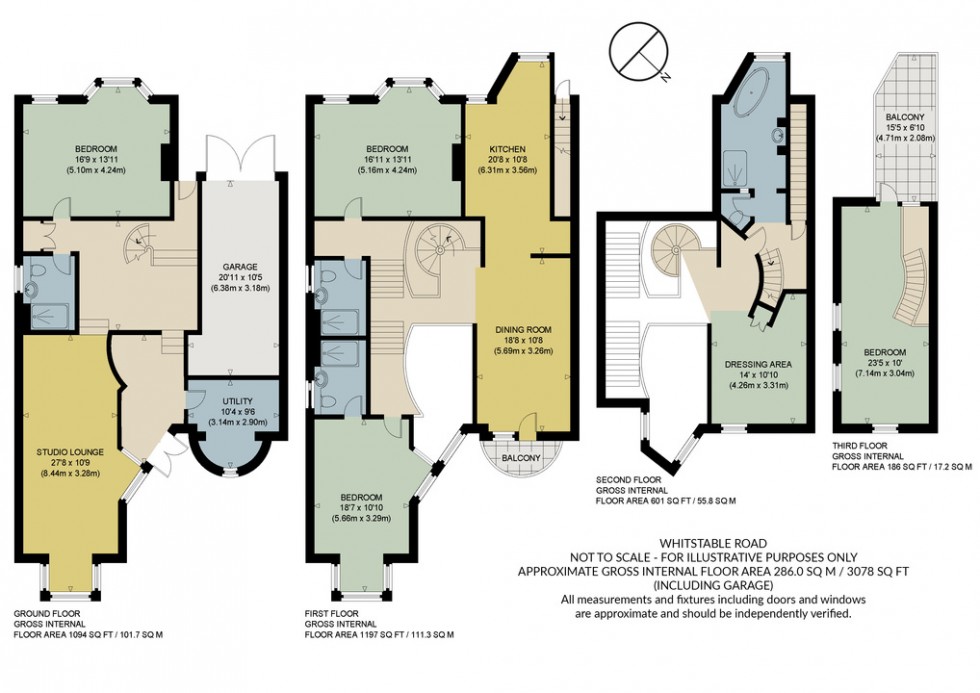 Floorplan for Whitstable Road, Canterbury