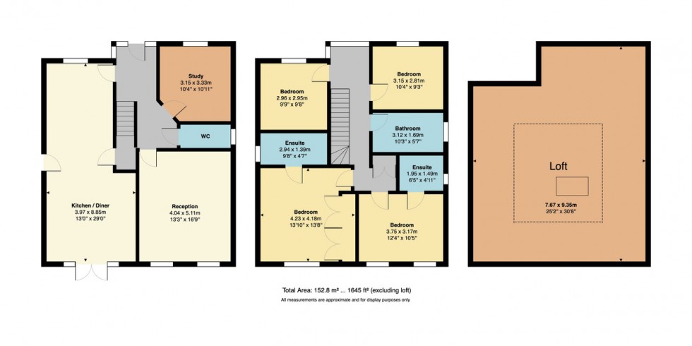 Floorplan for Tile Kiln Hill, Blean, Canterbury, Kent