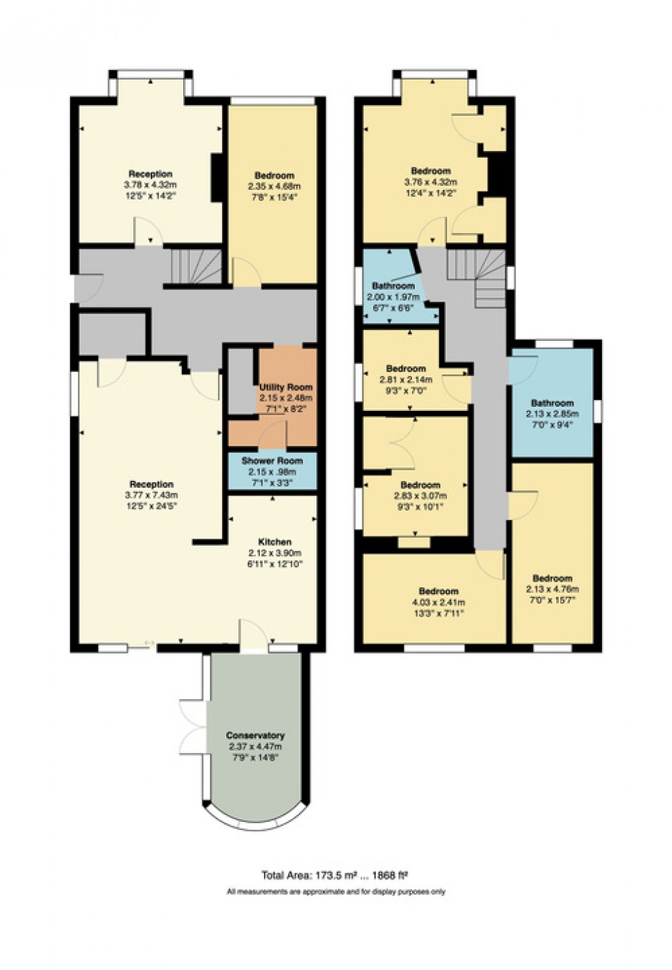 Floorplan for St. Swithins Road, Whitstable, Kent