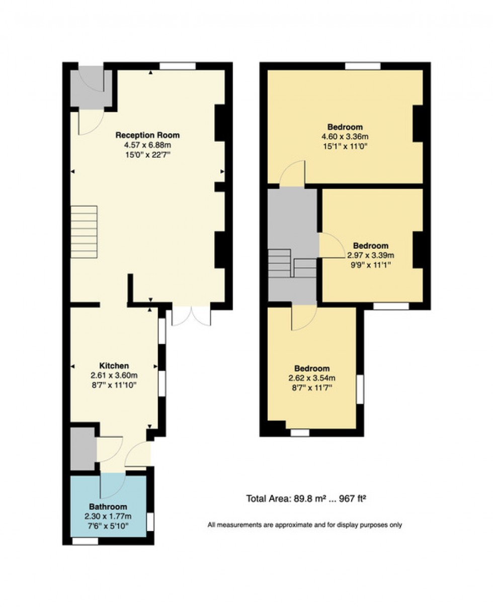 Floorplan for Norfolk Street, Whitstable