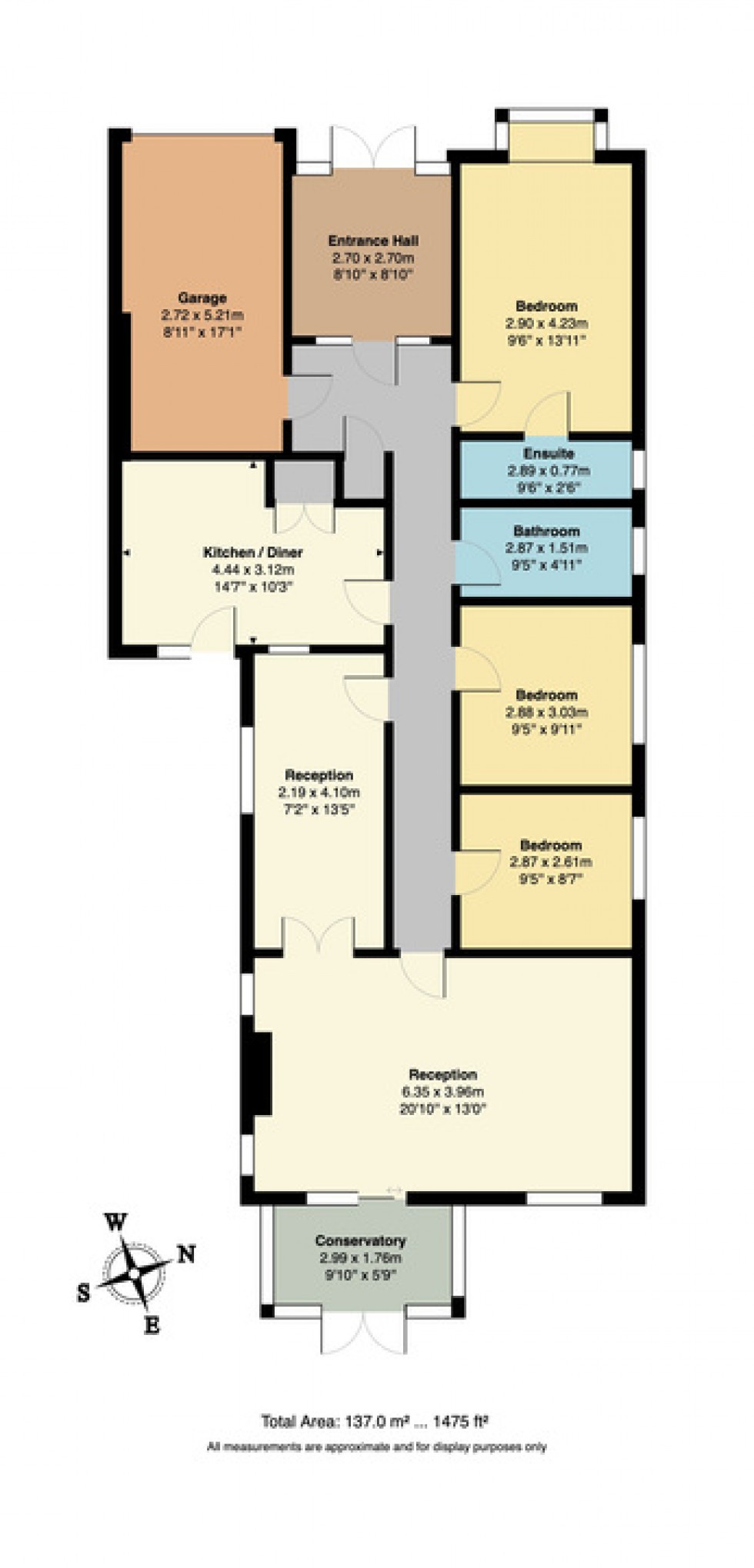Floorplan for Bere Haven, Radfall Ride, Whitstable