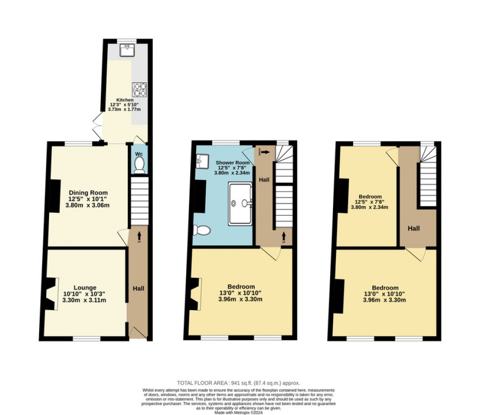 Floorplan for Orange Street, Canterbury, Kent