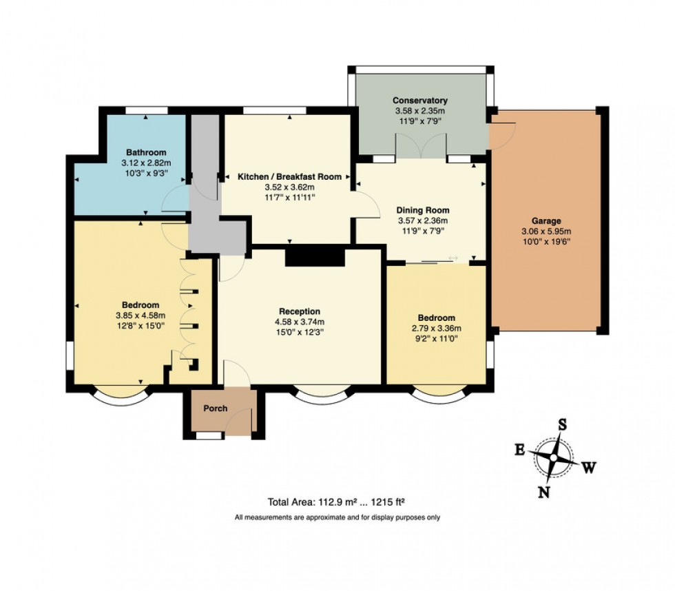 Floorplan for Admiralty Walk, Whitstable, Kent