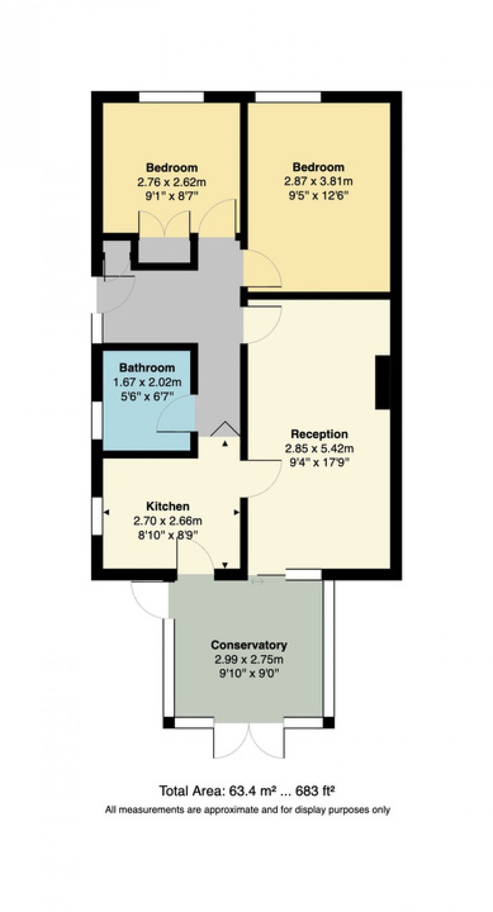 Floorplan for Woodrow Chase, Herne Bay, Kent