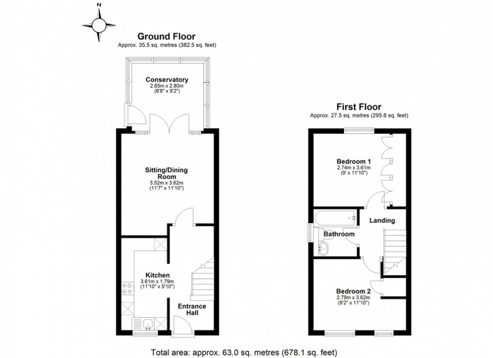 Floorplan for Broomfield Road, Herne Bay, Kent