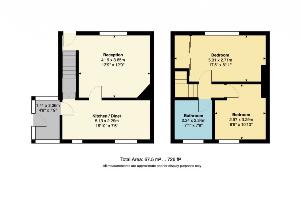 Floorplan for Plough Lane, Whitstable,