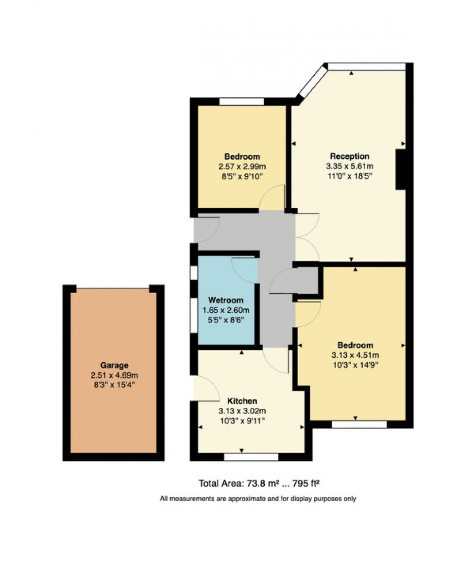 Floorplan for Shamrock Avenue, Whitstable, Kent