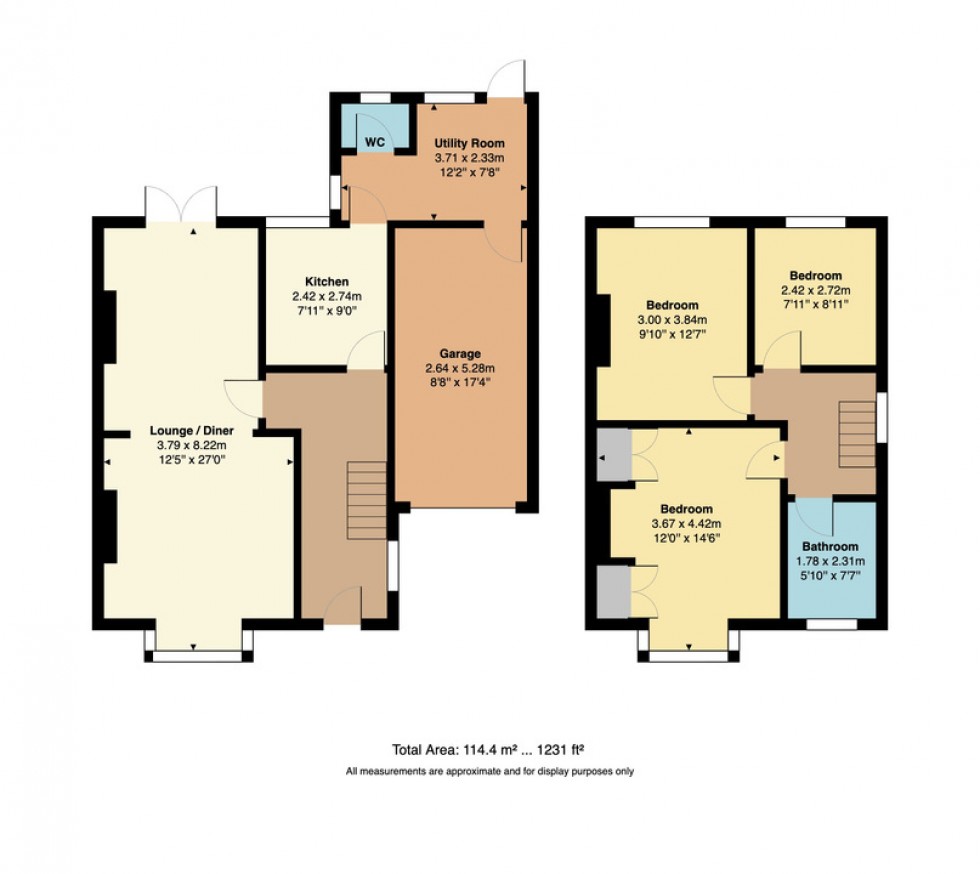Floorplan for Hillview Road, Whitstable